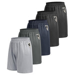 5 Men’s Quick-Dry Athletic Shorts with Pockets