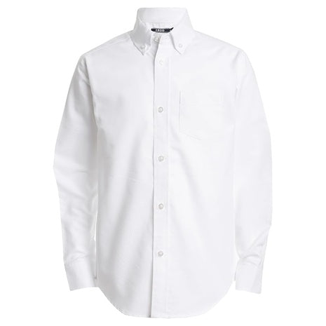 IZOD Boys' Long Sleeve Solid Button-Down Shirt
