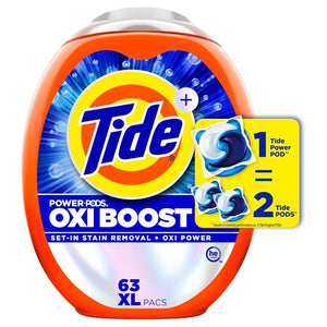 252 Tide Oxi Boost Power PODS Laundry Detergent Pods