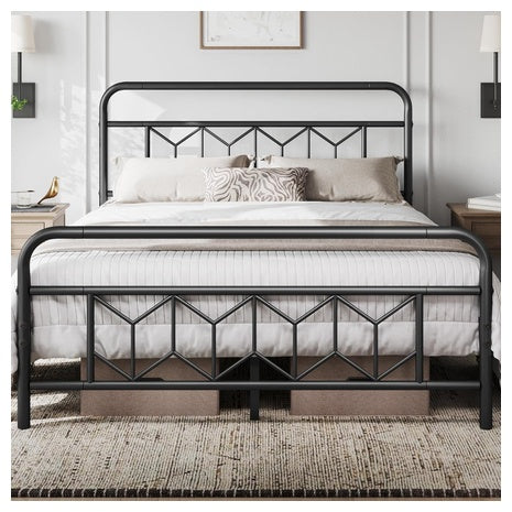 Yaheetech Metal Platform Bed Frame Mattress Foundation