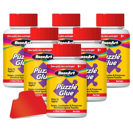 6-Pack RoseArt Jigsaw Puzzle Glue