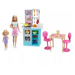 Barbie Baking Kitchen Dolls And Accessories Playset