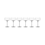 Set of 6 Coupe Glasses