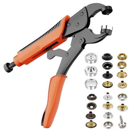 Titoe Heavy Duty Snap Fastener Tool Kit W/ 100 Sets Of Canvas Snaps