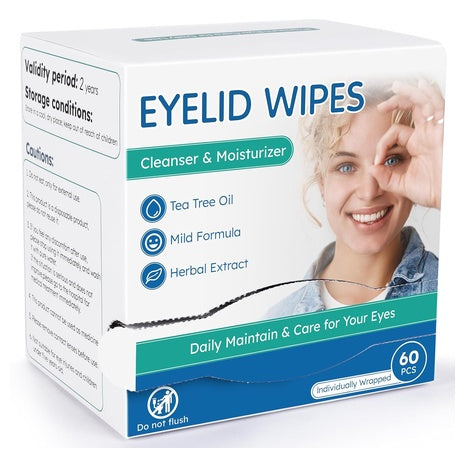 60 Eyelid Cleansing Wipes