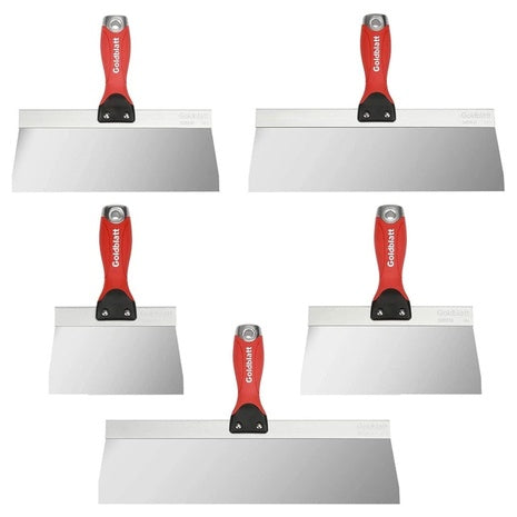 5-Piece Goldblatt Stainless Steel Taping Knife Tool Set