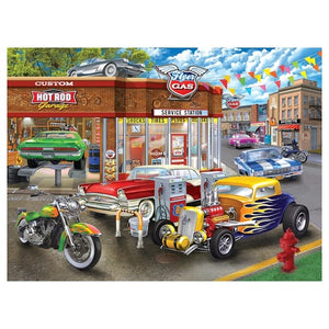 1000 Piece Hot Rod Garage Puzzle