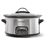 Crock-Pot 6 Quart Programmable Slow Cooker With Timer & Auto Food Warmer Setting
