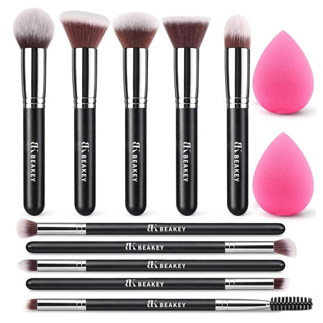 12-Piece Beakey Makeup Brush Set