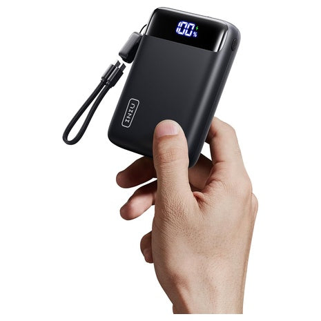 INIU 22.5W PD Fast Charging Portable Charger with Detachable Cable