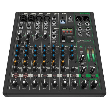 Mackie 10-Channel Professional Analog Mixer with Bluetooth (ProFX10v3+)