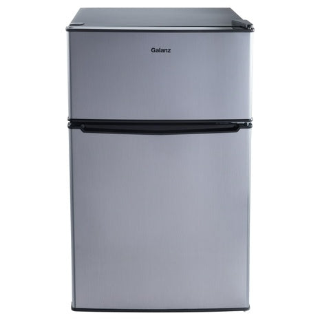 Galanz 3.1 Cu Ft Two Door Mini Fridge With Freezer (2 Colors)