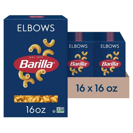 Barilla Elbows, Farfalle & Ziti Pasta On Sale