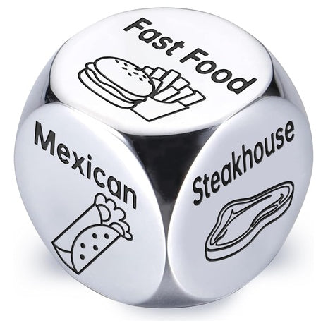 Steel Food Decision Dice