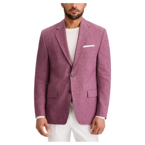 Michael Kors Men's Classic-Fit Linen-Blend Melange Blazer
