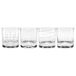 4 Mikasa Cheers 12.75oz Double Old Fashioned Glasses