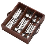 Oneida Mooncrest 30-Piece Flatware Set with Caddy
