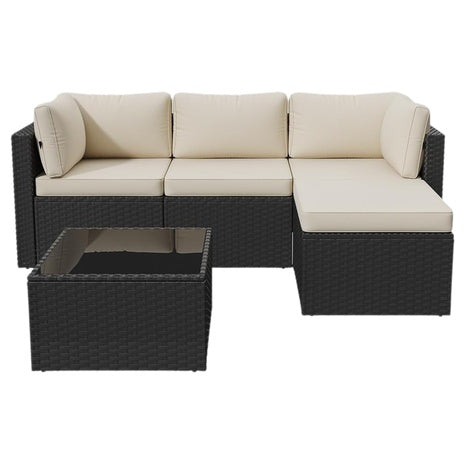 5-Piece Aoxun Sectional Sofa Patio Furniture Set