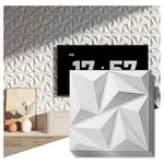 20-Pack Art3d Durable PVC Glue Up 3D Wall Panels (11.8" X 11.8")