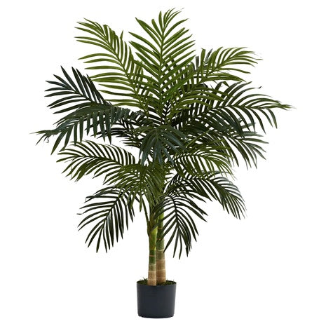 Nearly Natural 4ft Golden Cane Palm Artificial Tree