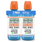 2 TheraBreath Fresh Breath Mouthwash Bottles