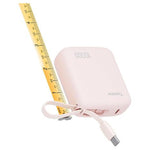 10,000mAh Ultra Compact 22.5W Portable Charger w/ Built-in USB-C Cable