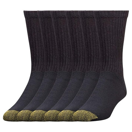 6 Pairs Goldtoe Men's Socks