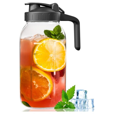 64oz Glass Pitcher with Airtight Lid