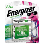 4-Pack Energizer Pre-Charged AA Batteries