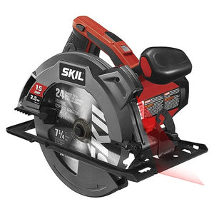 SKIL 15 Amp 7-1/4 Inch Circular Saw w/ Single Beam Laser Guide