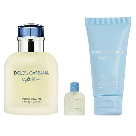 3-Piece Light Blue Pour Homme Eau de Toilette