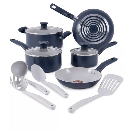 12-Piece T-Fal Culinaire Ceramic Nonstick Cookware Set