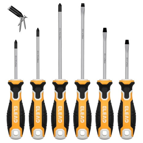 6-Piece Magnetic Screwdrivers Set