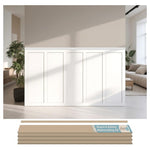 20-Pack 189 X 54" Art3d Premade MDF Accent Wall Panel
