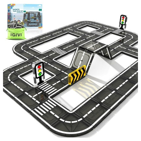 Magnetic Tiles Road Expansion Pack