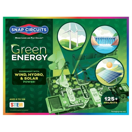 Snap Circuits Green Energy Electronics Exploration Kit with 45+ Pieces