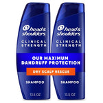 2 Clinical Strength Dry Scalp Rescue Anti-Dandruff Shampoo Bottles (13.5oz)