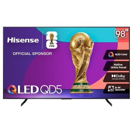 98" Hisense Class QD5 Series QLED 4K UHD Smart Google TV