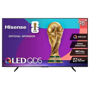 98" Hisense Class QD5 Series QLED 4K UHD Smart Google TV
