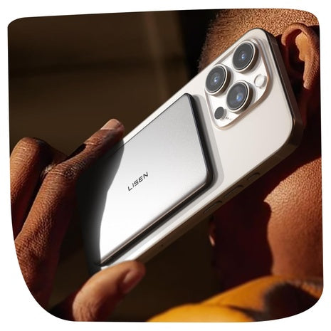 Lisen 5000mAh Ultra Slim Magnetic Portable Charger
