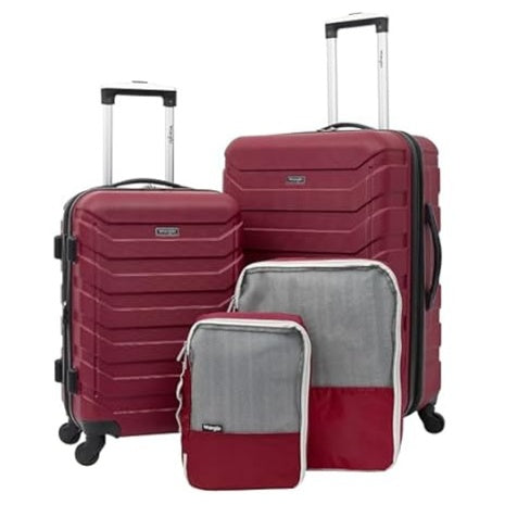 4-Piece Wrangler Elysium Luggage And Packing Cubes Set