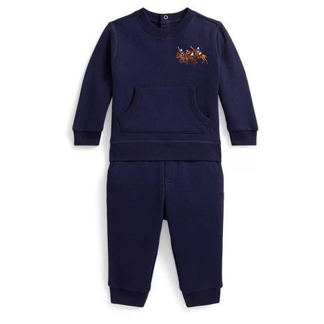 2-Piece Polo Ralph Lauren Baby Boys' Long-Sleeve Sweatshirt & Pants Set