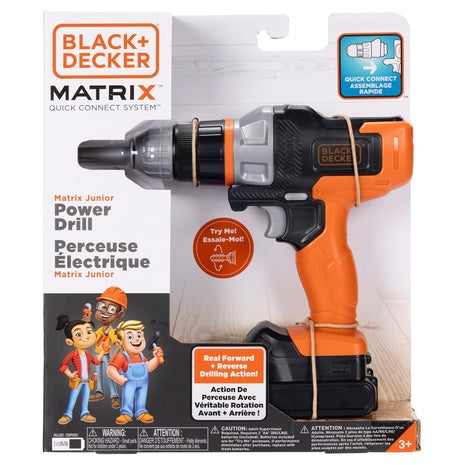 Black+Decker Matrix Jr. Power Drill Toy