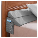 King Size Gap Filler Mattress Headboard Wedge Pillow