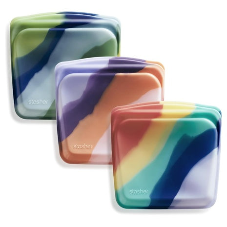 3-Pack Stasher Reusable Silicone Bags (28oz)