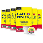 72 Café Bustelo Espresso Style Dark Roast K-Cup Coffee Pods