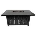 48" W 40000 Maximum BTUs Steel Rectangle Liquid Propane Fire Pit Table
