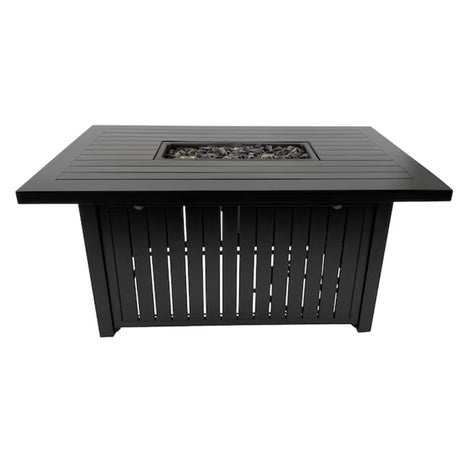 48" W 40000 Maximum BTUs Steel Rectangle Liquid Propane Fire Pit Table