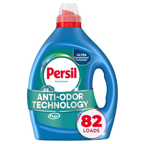 82 Loads Persil Activewear Clean Laundry Detergent Liquid