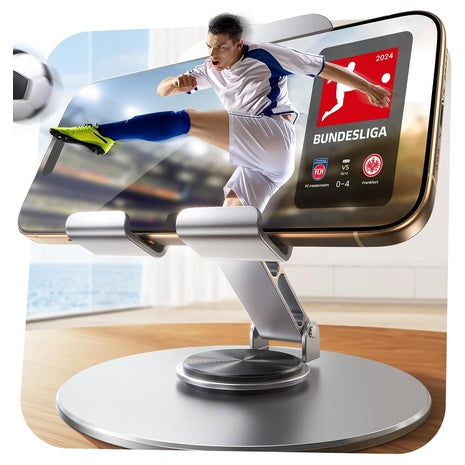 Lisen 360° Rotating Adjustable Metal Cell Phone Stand
